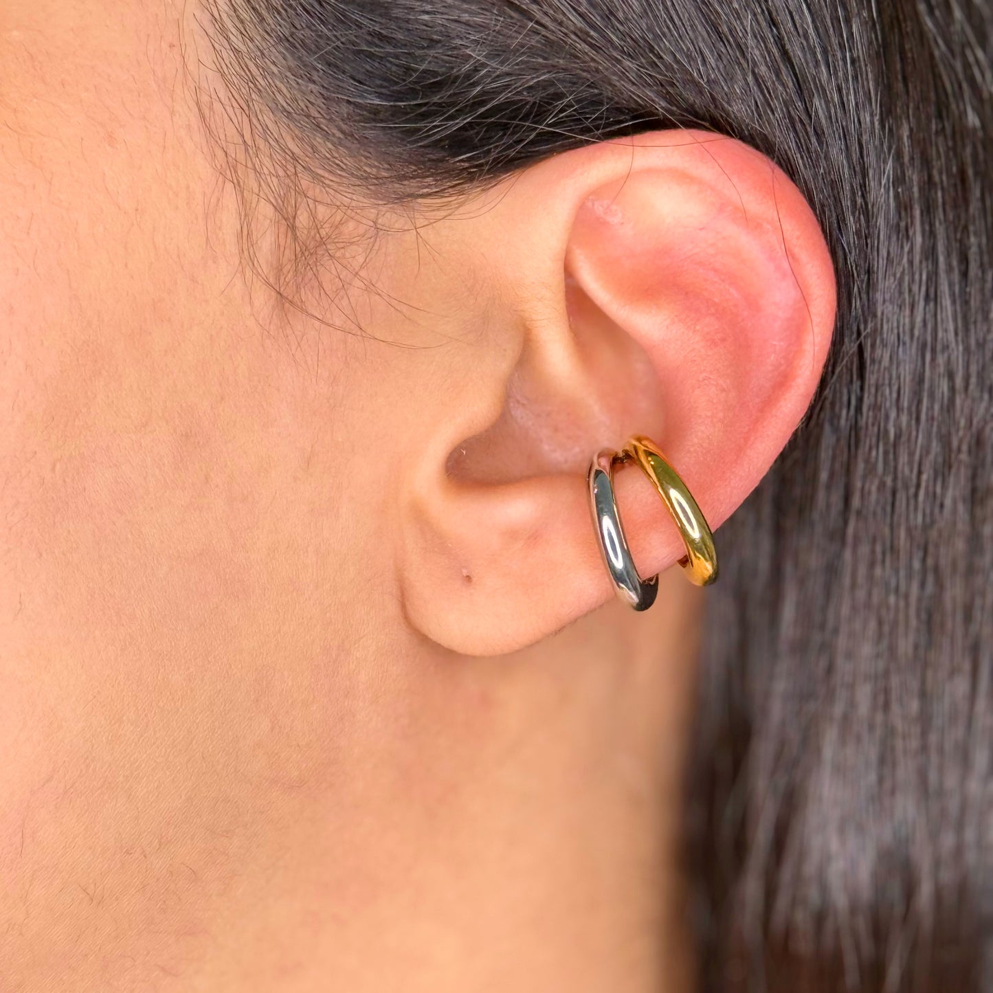 Ear Cuff Bi Hoop