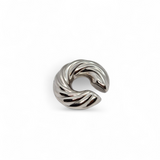 Ear Cuff Rolled C-inox