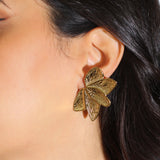 Orecchini Stone Leaf