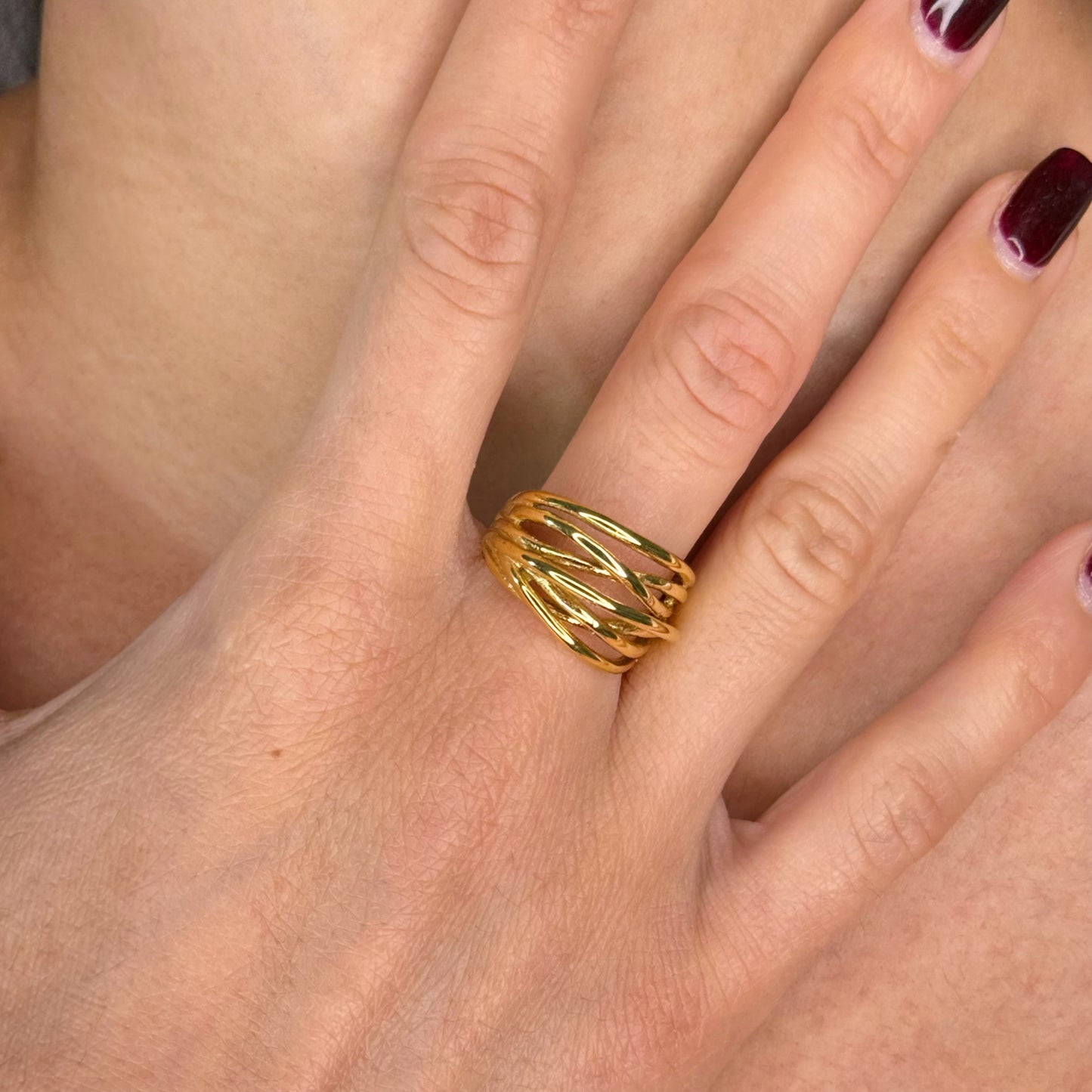 Anello Wave Twist