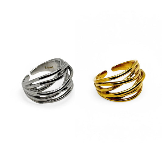 Anello Wave Twist