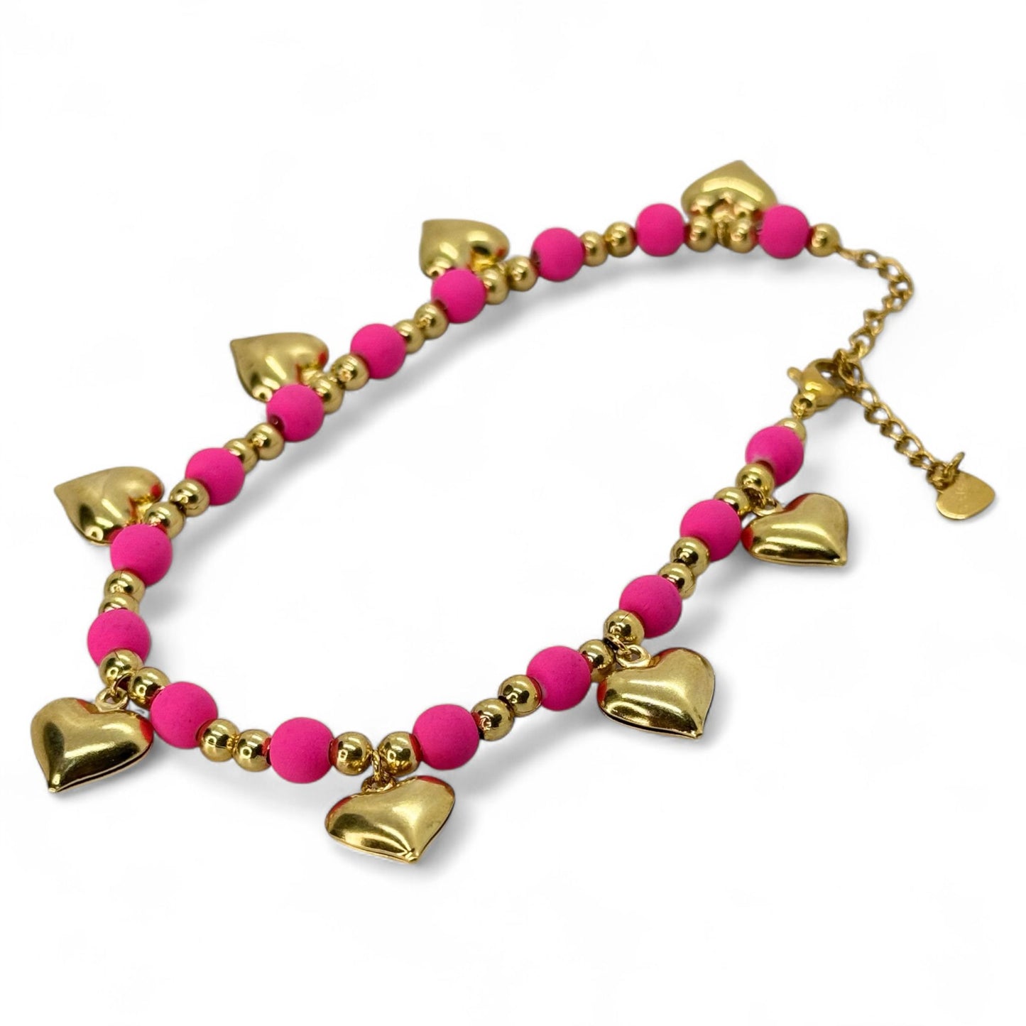 Cavigliera Fucsia Love