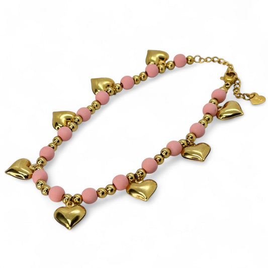 Cavigliera Pink Love
