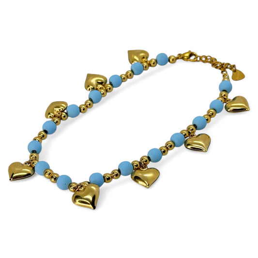 Cavigliera Sky Blue Love