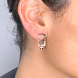 Orecchini Impero Square