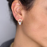 Orecchini Impero White