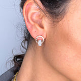 Orecchini Impero White