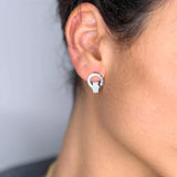 Orecchini Impero White